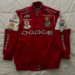 RARE Vintage Dodge NASCAR Racing Jacket Chase Authentics